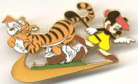 Mickey Golfing with Tigger Woods - Yellow Pants