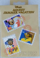 Japan - Mickey, Minnie and Pluto - Mickey Summer Vacation Set - JDS