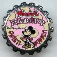 WDW - Minnie's - AP - Polka Dot Pop - Soda - Bottle Cap