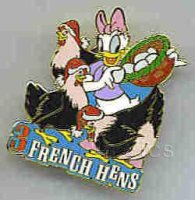 Japan - Daisy Duck - 3 French Hens - Twelve Days of Christmas 2003 - JDS