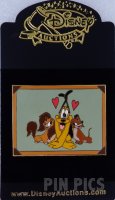 Disney Auctions - Pluto, Fifi and Dinah - Valentine - P.I.N.S.