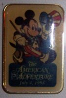 WDW - Patriotic Mickey - The American Adventure - EPCOT - July 4, 1998 - Cast Exclusive