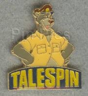 TaleSpin Yellow Logo Pin