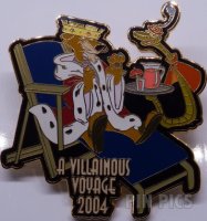 DCL - A Villainous Voyage Pin Cruise (Prince John and Sir Hiss)