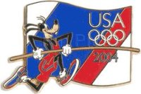 USA Olympic Starter Lanyard Pin - Goofy