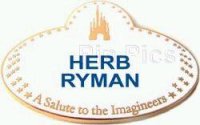 Herb Ryman - Name Tag - A Salute to the Imagineers