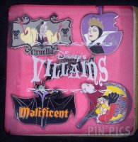 Japan - Maleficent, Cruella De Vil, Captain Hook and Evil Queen - Villains Set - JDS