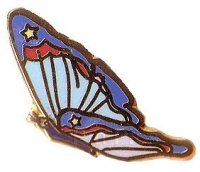 DLR - 45th Anniversary Parade of Stars (Belle Float) 4 Pin Set Blue Butterfly