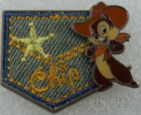 DLRP - Western Denim Pocket Name Pin (Chip) 3D