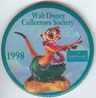 Walt Disney Collectors Society 1998 Timon Button