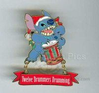 DLR - Stitch - Twelve Drummers Drumming - 12 Days of Christmas 