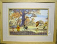 Pooh's Adventure Framed Pin Set - Artist Proof