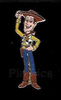 Japan - Cowboy Woody - No Plaid Shirt - Cow Spots on Vest - Gold - Toy Story 2