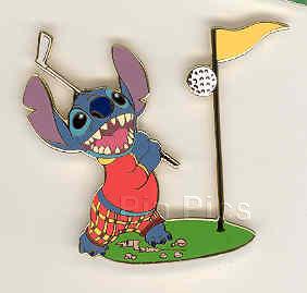 PP37759 - Disney Auctions - Stitch Sports (Golf) - PinPics