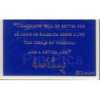 Disney Catalog - America Framed Pin Set - Walt Disney Quote Plaque