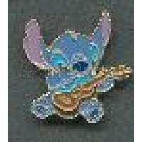 Stitch Playing Brown Ukulele (Gold)