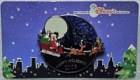 Disney Visa - Santa Mickey with Reindeer and Sleigh - - Happy Holidays 2005 - Cardmember Exclusive