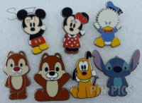 Cute Characters - Mini Pin Set