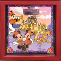 Japan - Mickey, Minnie, Goofy, Donald, Pluto and Ghost - Halloween 2004 - Frame Pin Set - TDL