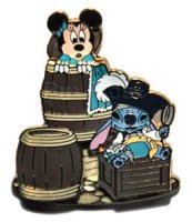 Pirates of the Caribbean - Disney Characters - Minnie Mouse and Stitch