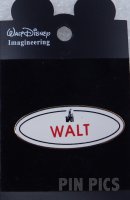 WDI - WALT - Name Tag - White / Castle