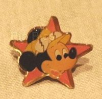 Mickey 's Head on a Pink Star