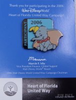 WDW - Dumbo - Participant 2006 - Cast Exclusive - United Way