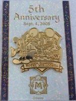 TDR - Mickey Mouse - Gold - Hotel Miracosta - 5th Anniversary - TDS