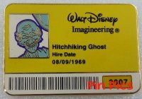 WDI - Ezra - I.D. Badge Series - Haunted Mansion - Hitchhiking Ghost