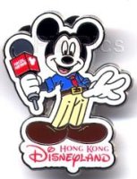 HKDL - Reporter Mickey Mouse - News Media Pin