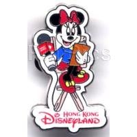 HKDL - Reporter Minnie Mouse - News Media Pin