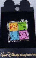 WDI - Sorcerer Mickey - 4 Squares