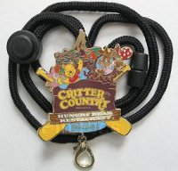 DLR - Cast Exclusive Pin of The Month - Critter Country - Lanyard