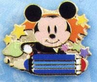 HKDL - Bendy Mickey Familey- 4 Pin Set - Mickey Mouse Only