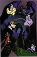 DS - Cruella, Ursula, Evil Queen, Jafar and Maleficent - Villains Card - Set