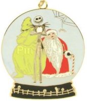 DS - Oogie Boogie, Jack Skellington and Santa - Halloweentown - Medallion