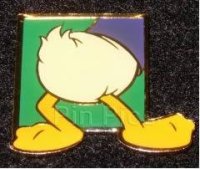 Donald Duck Square - Tail Feathers / Bottom
