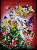 Japan- Mickey, Minnie, Pluto & Donald - Fabdelight - Christmas Set 2007 - Adventures by Disney