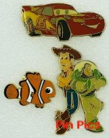 DMC - Pixar - 3 Pin Set