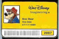 WDI - I.D. Badge Series - Brer Bear