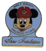 WED/MAPO Walt Disney Productions Show Installation Pin