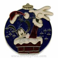 WDW - Goofy  - Chimney - Christmas Ornaments - Tin - Mystery