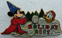 WDI - Holiday 2007 - Sorcerer Mickey and Donald - Snowball Fight