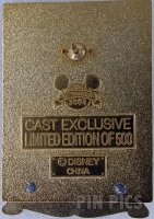 DLR - Sleeping Beauty Castle - Stained Glass - Pin of the Month - Cast Exclusive