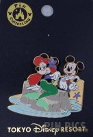 Mickey and Minnie -  As Ariel and Eric - Couples - Little Mermaid