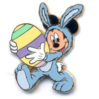 Easter 2008 - Mickey Mouse in Bunny Outfit with Egg