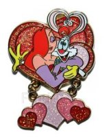Valentine's Day 2008 - Roger and Jessica Rabbit (Dangle)
