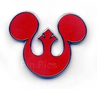 Star Wars - Mickey Mouse Icon - Rebel Alliance Seal