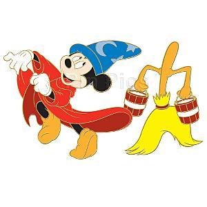 PP59866 - DS - Sorcerer Mickey and Broom - Fantasia - Dance