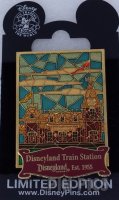 DLR - Train Station - Pin of the Month - Stained Glass - Cast Exclusive